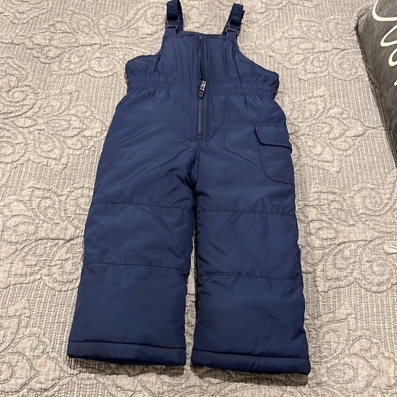 Carters Blue Snow Bib Size 4T - Picture 6 of 9